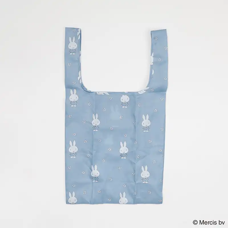 miffy ミッフィー MIFFY BLUE FLOWER ショッピングバッグS ブルー/MIFF-212J